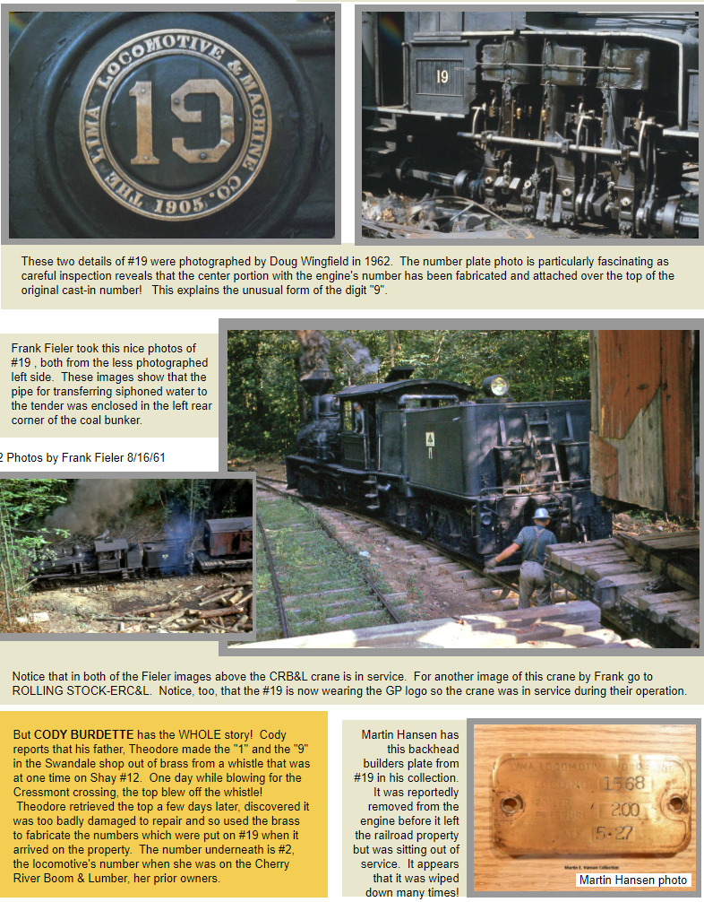 The Little Engine That Survived - Our 1905 Shay Engine, #1568 or